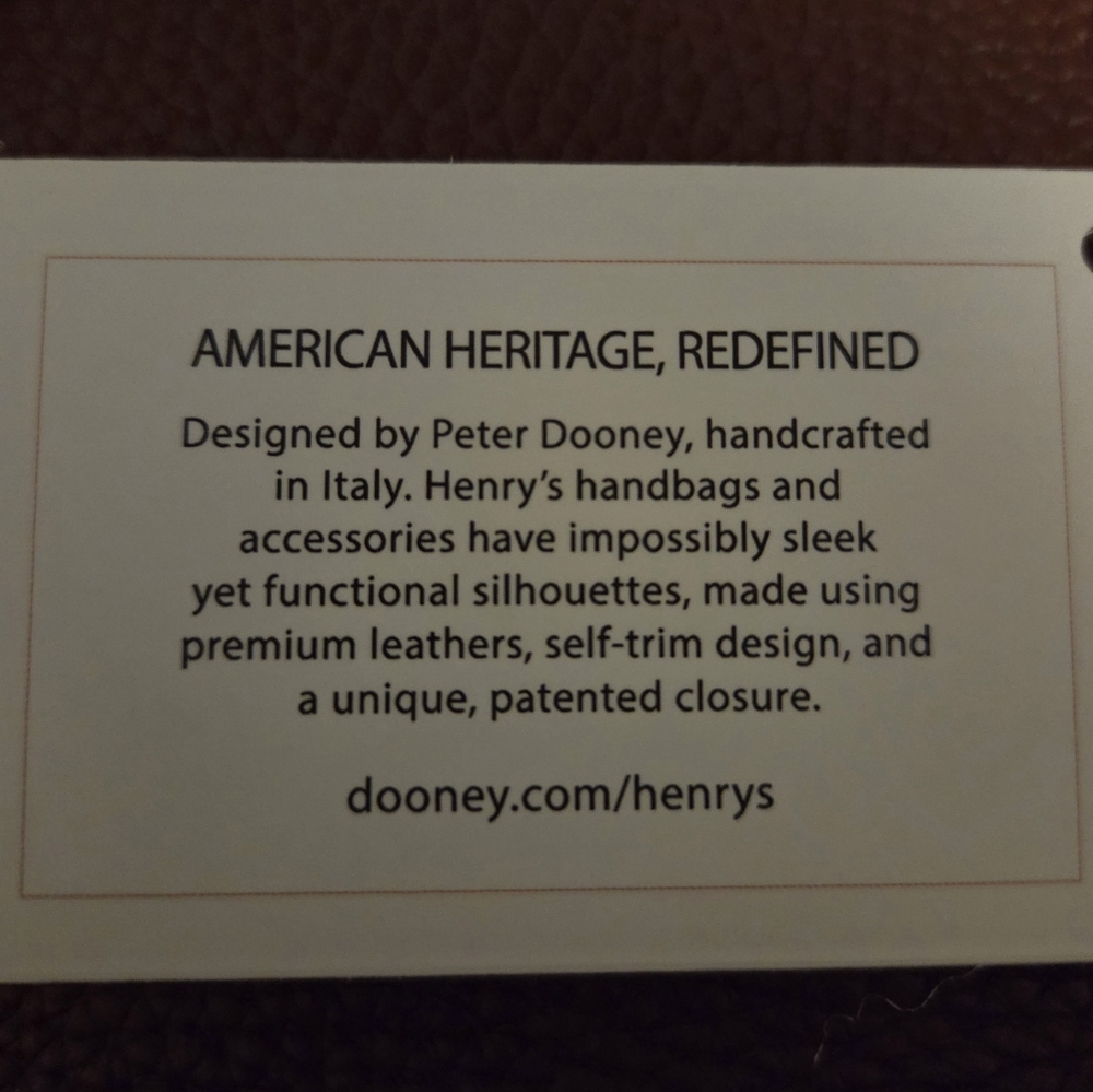 Henry's By Dooney & Bourke Small Crossbody In Chocolate NWT - Picture 12 of 16